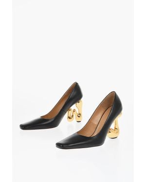 JW Anderson J. W.Anderson Leather Letter Pumps With Statement Heel 10 Cm - Black