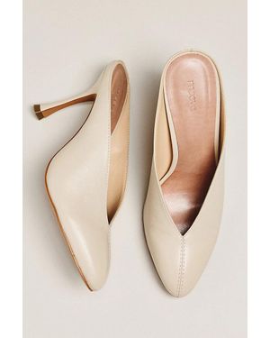 Maeve Minimalist Mules - Natural