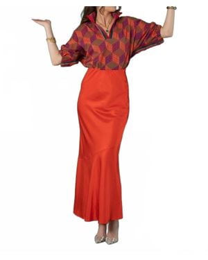 Emily Mccarthy Poppy Collared Short Sleeve Top
