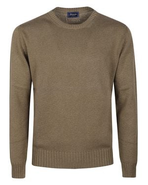 Drumohr Classic Crew Neck Sweater - Green