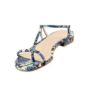 Pelle Moda Barber 2 Flat Sandal - Black