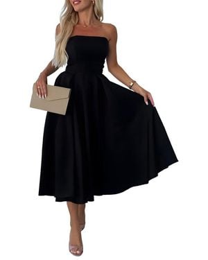 Vincent Midi Dress - Black