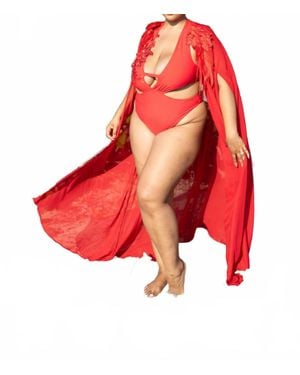 Gyv Me Body Regal Cape - Red