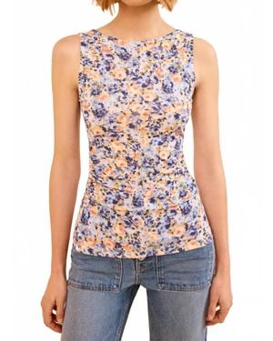 Ulla Johnson Loulou Short Sleeve Jersey Top - Red