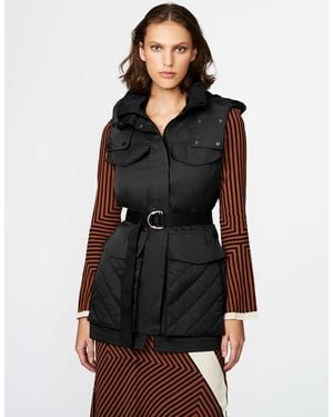 Bernardo Cargo Safari Vest - Black