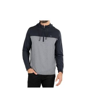 Travis Mathew Lantern Light Quarter Zip Hoodie - Black