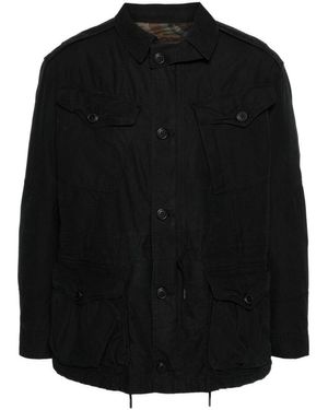 Polo Ralph Lauren Casual Parka With Multi-Pocket Design And Fit - Black