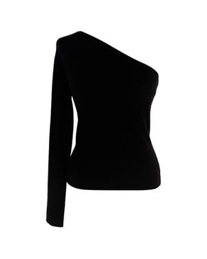 Michael Kors One Shoulder Sweater - Black
