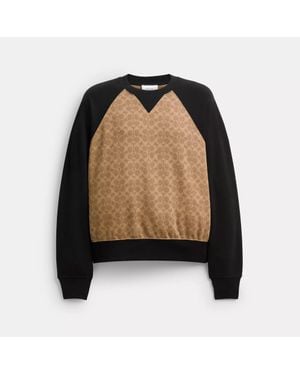 COACH Signature Crewneck Sweatshirt - Multicolor