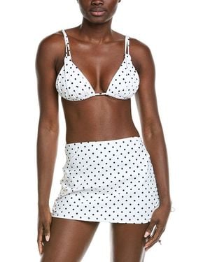 Catherine Malandrino 3Pc Charms Bikini Set - White