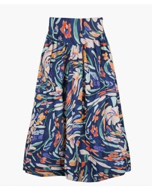 De Loreta Clavel Skirt Jaleo Azul - Blue