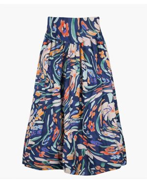 De Loreta Clavel Skirt Jaleo Azul - Blue
