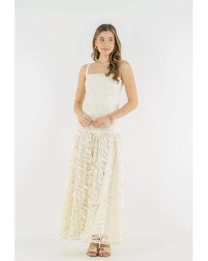 Emily Mccarthy Brigitte Maxi Dress - White