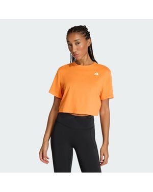 adidas Train Essentials Boxy Workout Tee - Orange