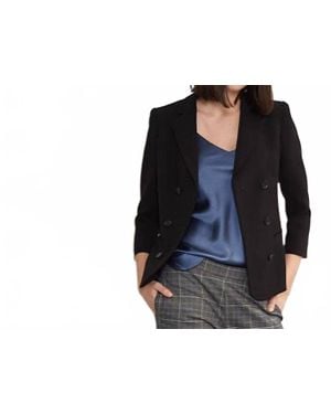 Index Classic Double Breasted Blazer - Black