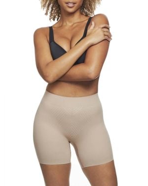 Tc Fine Intimates Iconic Core Mid-Thigh Booty Lift Shaping Short - Multicolor