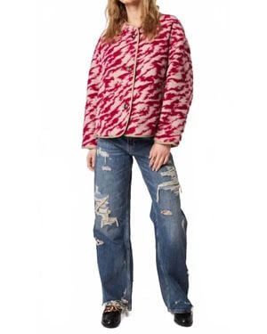 John + Jenn Quincy Reversible Jacket - Red