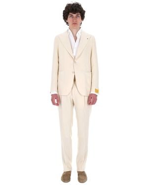 Tagliatore Pino Lerario Pure Linen Suit - Natural