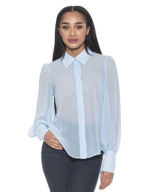 Alexia Admor Zayn Blouse - Blue