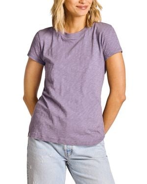 Life Is Good. Slub T-Shirt - Purple