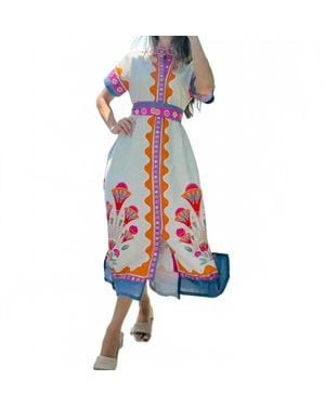 IslaPayal Sydney Shirtdress - Blue