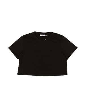 Opening Ceremony Blank Oc Cropped Short Sleeve T-Shirt - Black