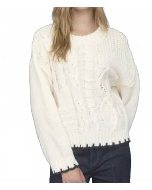 Studio by Workshop Cable Knit Sweater - White