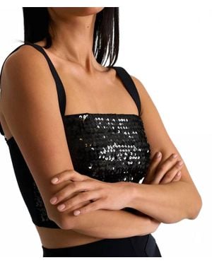 Shan Helena Bandeau Top - Black