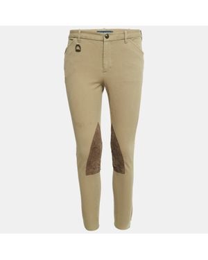 Ralph Lauren Cotton Drill Breeches Pants - Natural