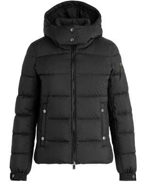 Tatras Mirel Ribbed-Panel High-Collar Down Jacket - Black