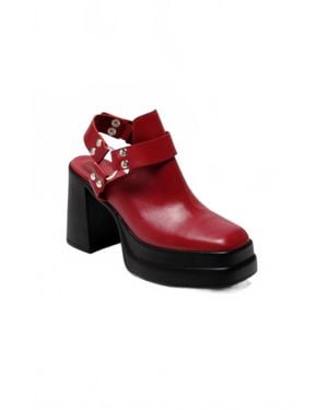 Free People Hybrid Harness Boots - Red