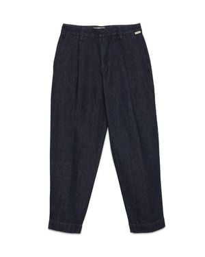 Roy Rogers Maemi Chino Pants With Medium Waist - Blue