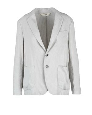 Barena Jacket Viscose Linen - Gray