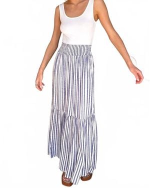 Emerson Fry Shirred Maxi Skirt - Purple