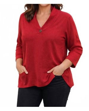 Southern Lady Hollywood Top - Red