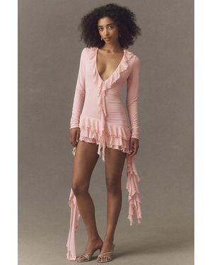 Ronny Kobo Lyla Mini Dress - Brown