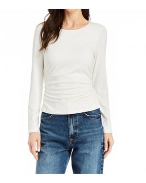 Drew Pansy Shirt - White