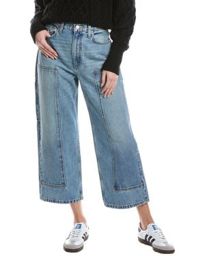 RE/DONE Mid-Rise Baby Boot Jean - Blue