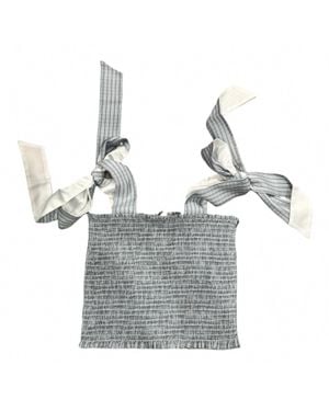 KOCH Womne's Cece Plaid Top - Gray