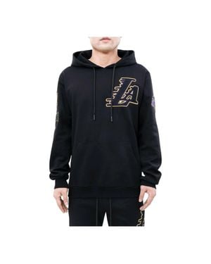 Pro Standard Los Angeles Lakers Logo Hoodie - Black