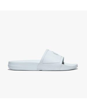 Fitflop Iqushion Eq3-A45 Pool Slide Slipper Seafoam Comfort Slip-On - White