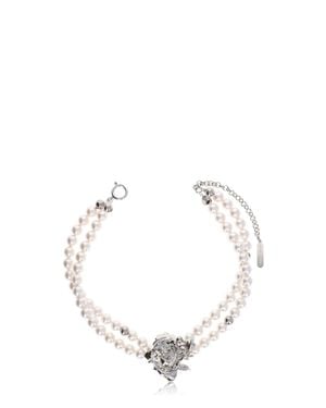 Justine Clenquet Betsy Choker - White