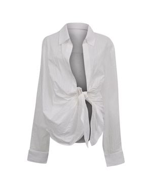 Jacquemus Bahia Shirt Cover Up - Gray