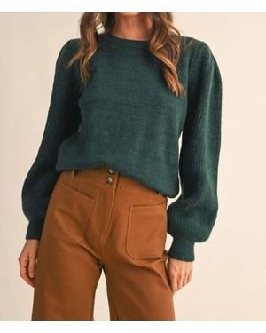 ..,merci Zoey Ribbed Sweater - Green