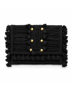 Elektra's Workshop Mini Chain Wallet Tassel Bag - Black