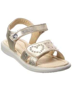 Naturino Saphia Leather Sandal - Metallic