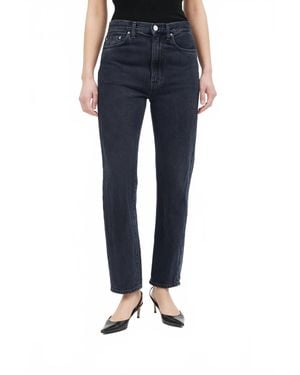 TOTEME Straight High Waist Jeans - Blue