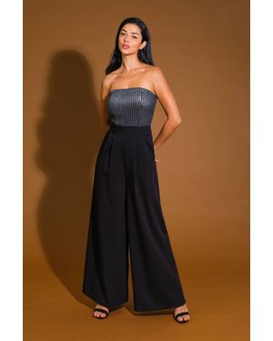 TRUEDAMES Glimpse Of Grace Woven Jumpsuit - Brown