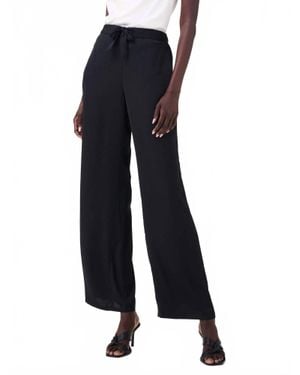 NIC+ZOE Crepe Wide Leg Pant - Blue