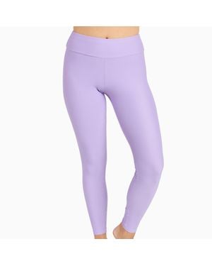 Calypsa Long Swim Leggings - Purple